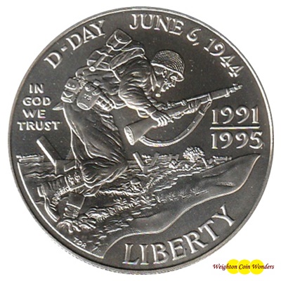1993 50th Anniversary D-Day $1 (Capsule)
